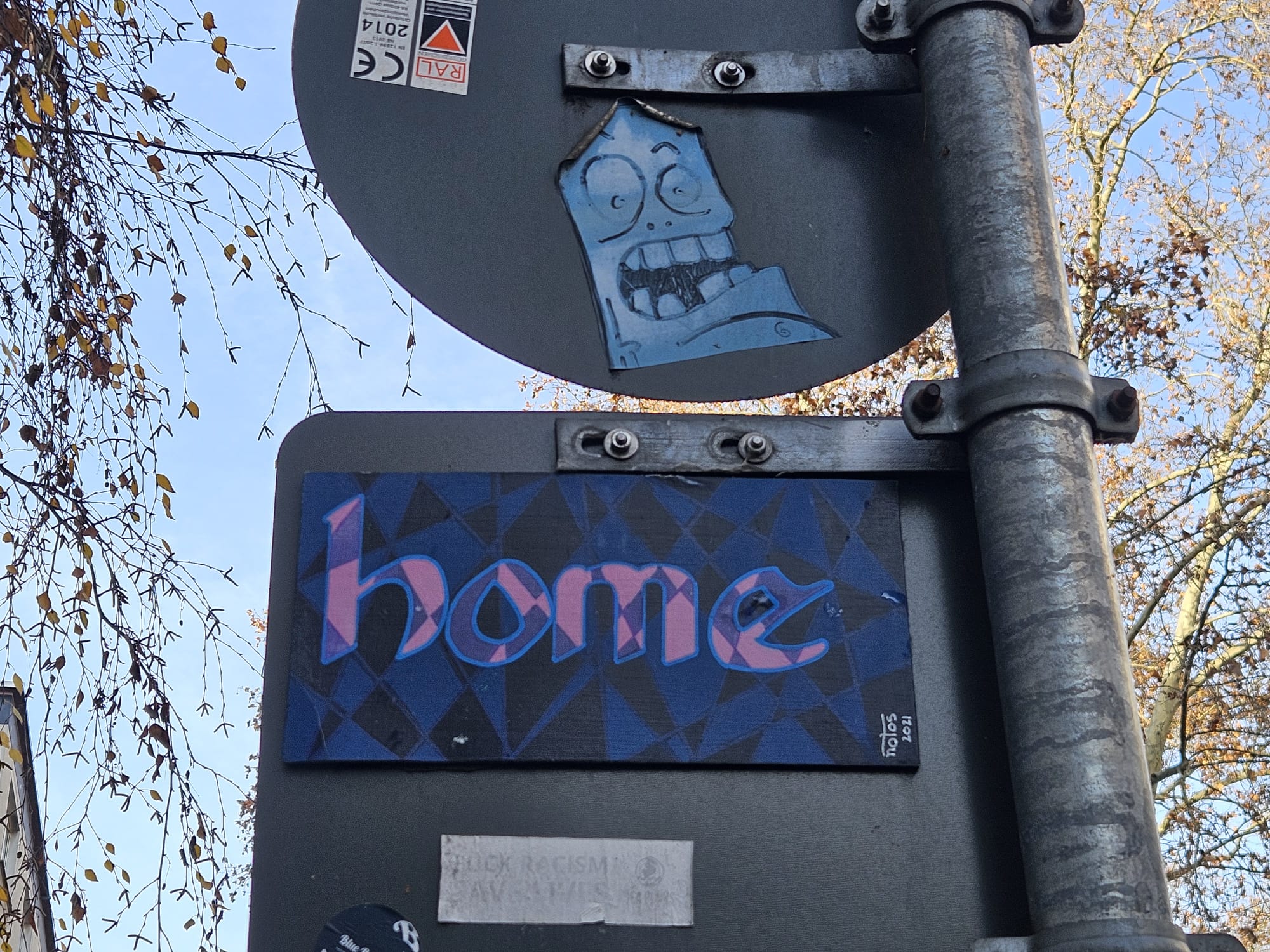 Schild "home"